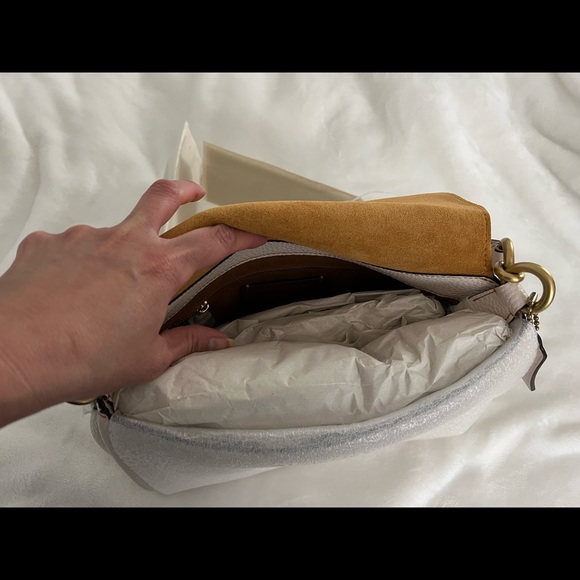 Coach May Shoulder Bag In Chalk Colour - Picture 11 of 16